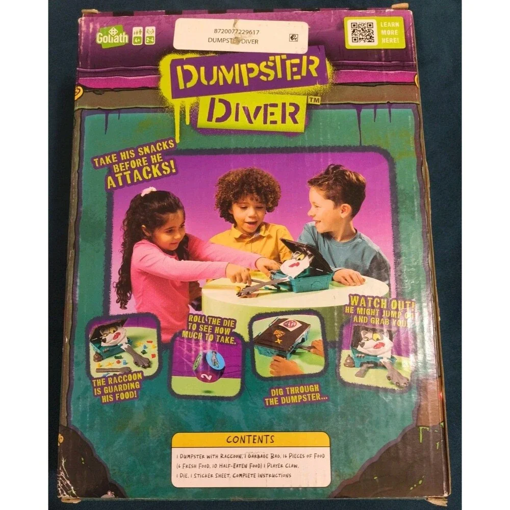 2022 Dumpster Diver Game Goliath Games 99% Complete
